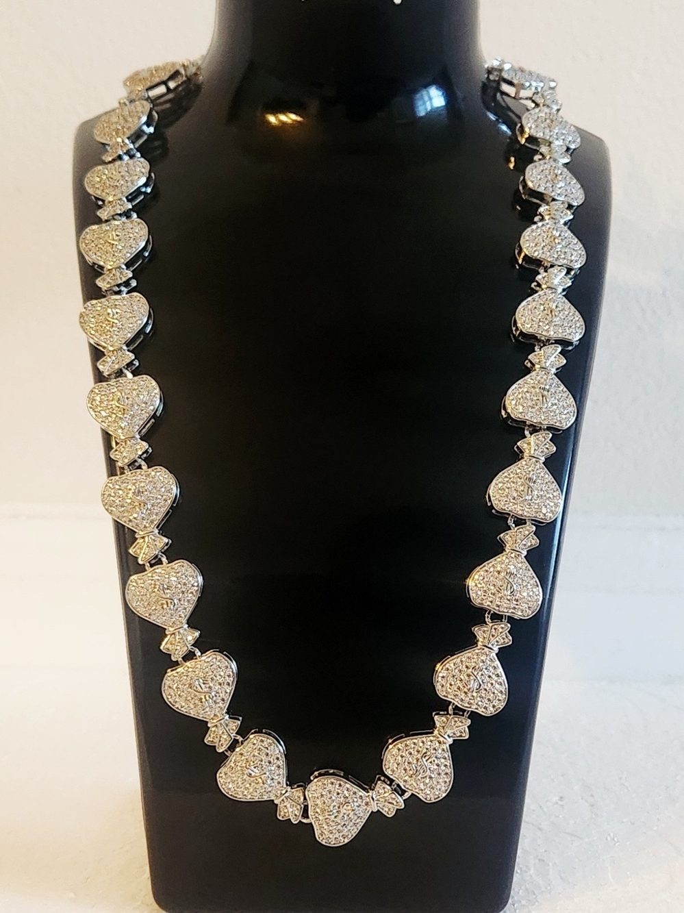 Silver Money Bag link chain/necklacePergola Bracket Kit 4''x4''